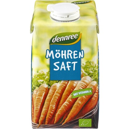 Dennree Suc de morcovi bio vegan 500ml