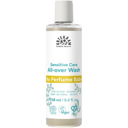 Urtekram Gel de dus si sampon fara parfum pentru copii 250ml