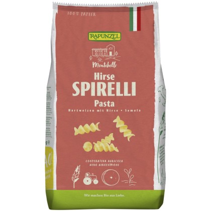 Rapunzel Spirelli semola cu mei bio 500g