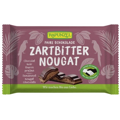 Rapunzel Ciocolata Bio Nougat Amaruie 100g