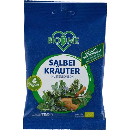 BIO Loves Me Bomboane cu salvie bio 75g