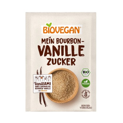 Biovegan Zahar vanilie bourbon integral ecologic 4x8g