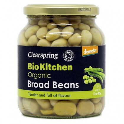 Clearspring BIO Fasole bob lat in suc propriu 350g