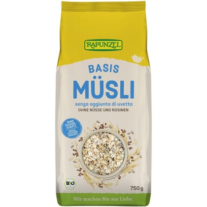 Rapunzel Musli bio de baza fara zahar adaugat 750g
