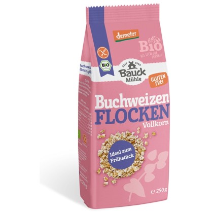 BauckHof Fulgi din hrisca integrali fara gluten 250g