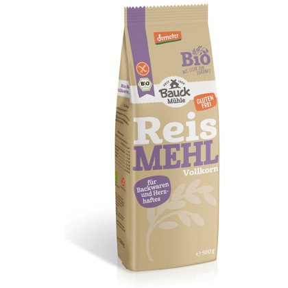 BauckHof Faina integrala de orez fara gluten 500g