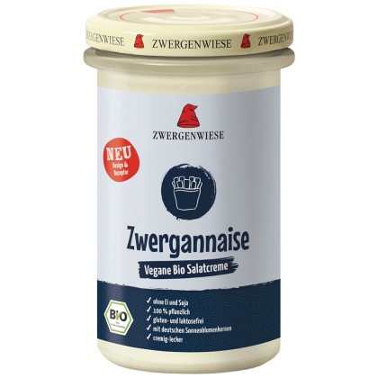 Zwergenwiese Crema VEGANA BIO pentru salata fara gluten 230ml