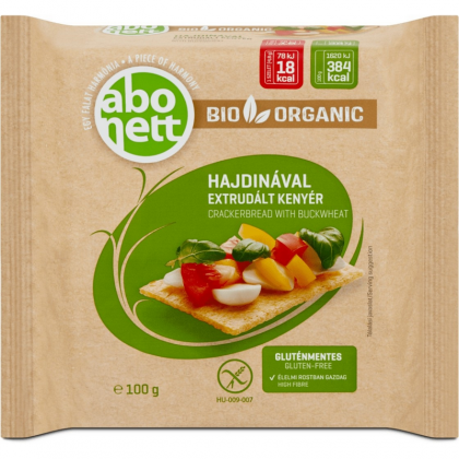 Abonett BIO Paine Extrudata cu Hrisca, Fara Gluten, 100g