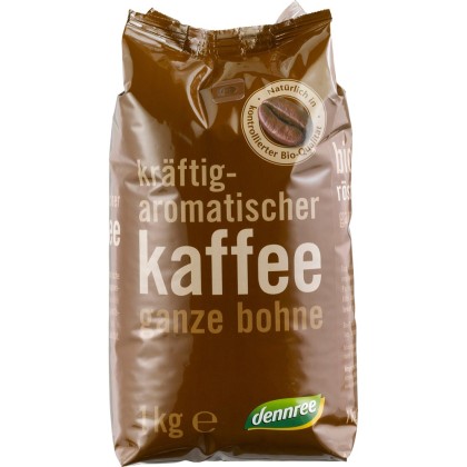 Dennree Cafea boabe Arabica si Robusta 1kg