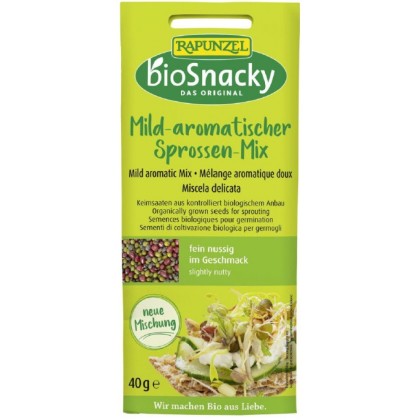 BioSnacky Rapunzel Mix de seminte aromate pentru germinat 40g