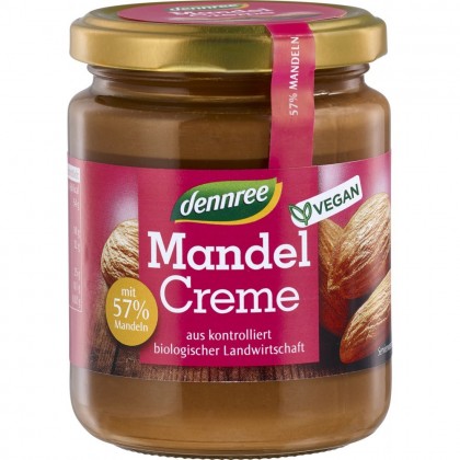 Dennree Crema de migdale bio VEGANA 250g