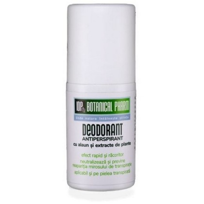 IDP Botanical Pharm Deodorant antiperspirant cu alaun si extract de plante, 50ml