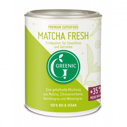 Greenic Pudra Matcha Fresh pentru smoothie-uri si bauturi 110g