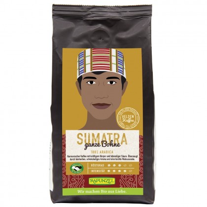 Rapunzel Cafea Arabica boabe Sumatra 250g