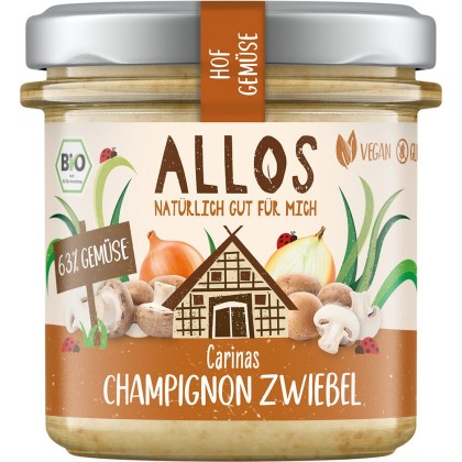 Allos Crema tartinabila cu ceapa si ciuperci champignon 135g