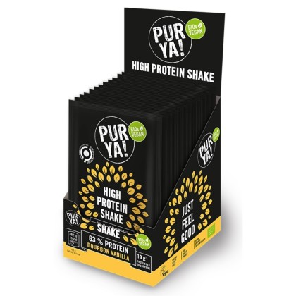 Purya Pudra proteica bio vegetala cu vanilie bourbon 30g