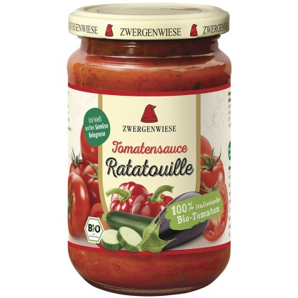 Zwergenwiese Sos de tomate bio Ratatouille 340ml