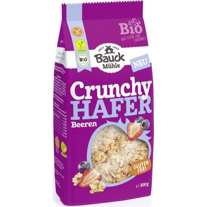 BauckHof Musli crocant cu ovaz si fructe de padure fara gluten 300g
