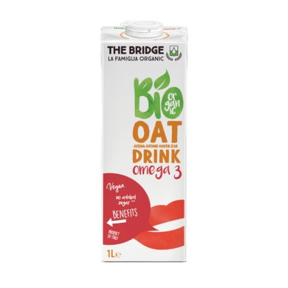 The Bridge ECO Bautura din Ovaz Fara Gluten Omega 3, 1l