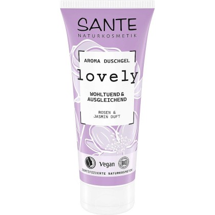 Sante Gel de dus Lovely cu trandafir si iasomie 200ml