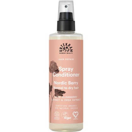 Urtekram Balsam spray reparator Nordic Berry pentru par normal spre uscat 250ml