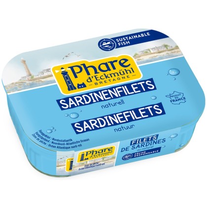 Phare File de sardine in suc propriu 100g